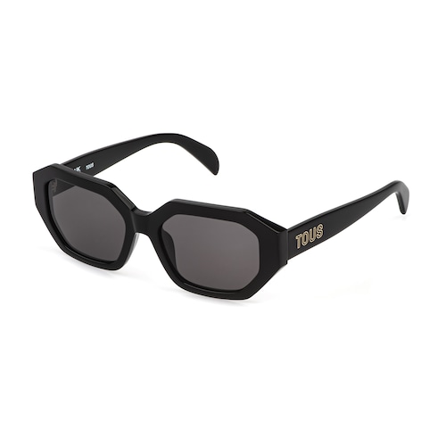 Gafas de sol en color negro Geometric Logo