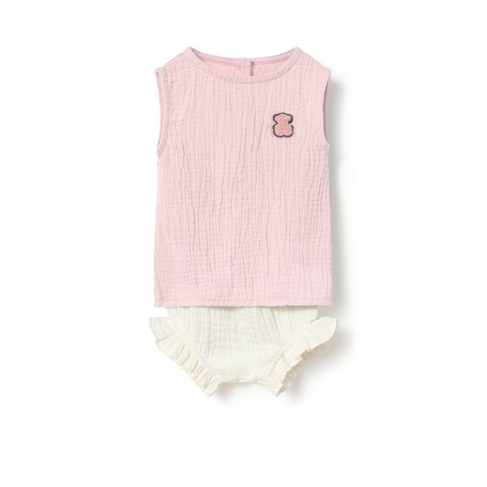 Conjunto de beb&eacute; Const rosa