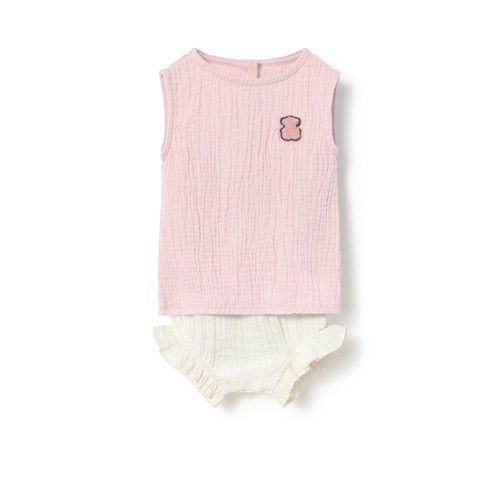 Conjunto de beb&eacute; Const rosa