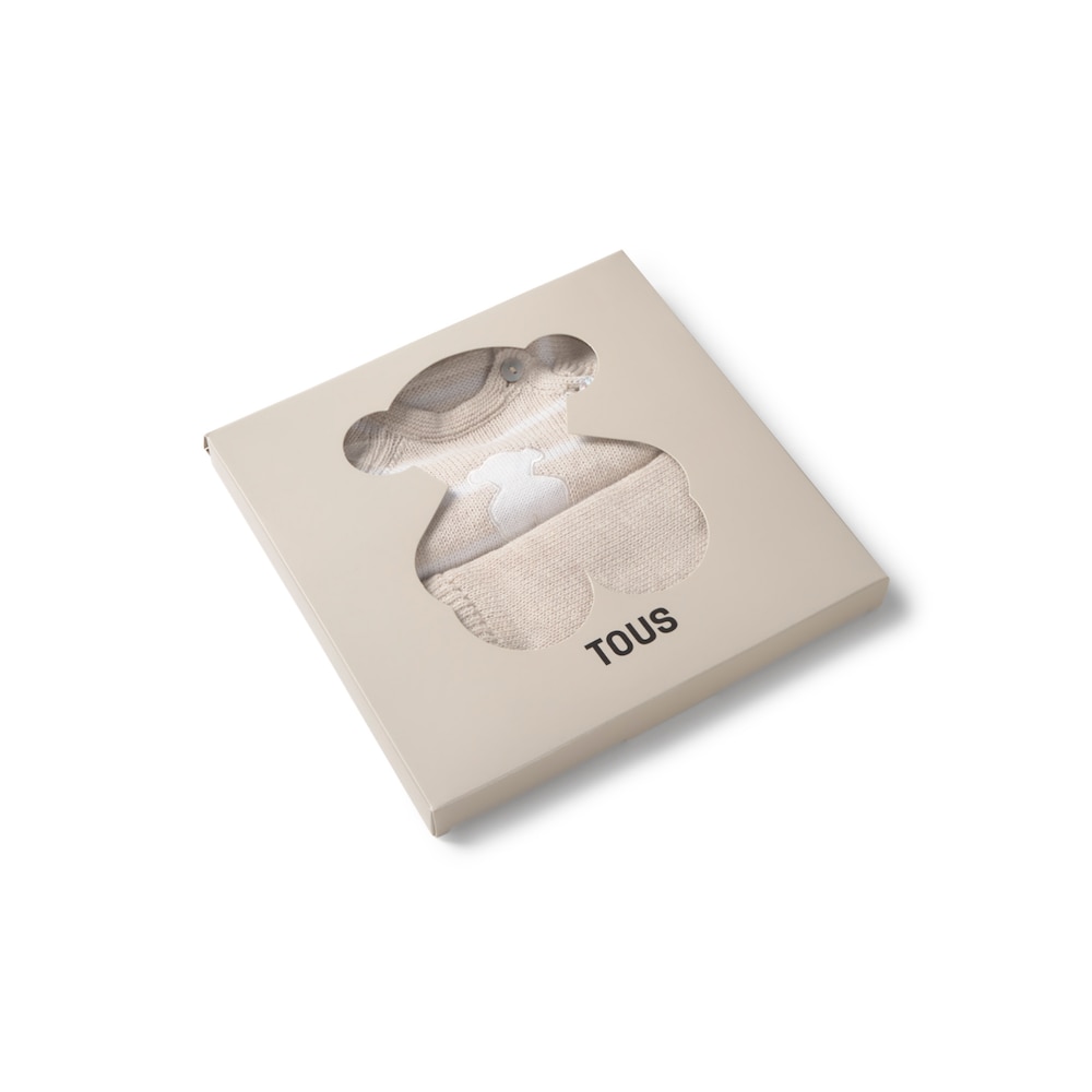 Conjunt de nad&oacute; de nounat Tricot cru