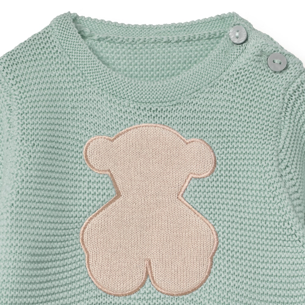 Conjunto de beb&eacute; de reci&eacute;n nacido Tricot bruma