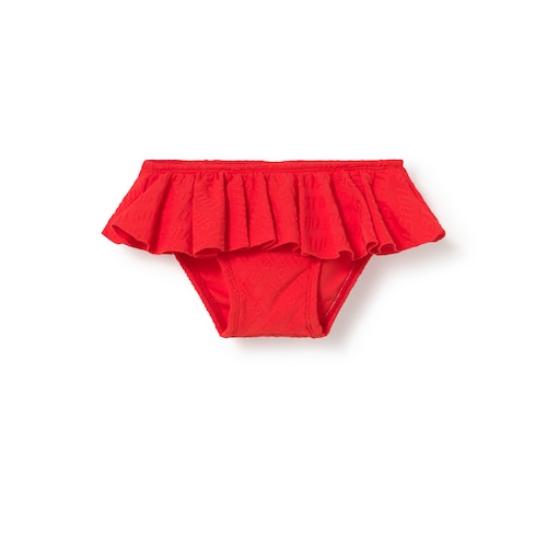Red Logo baby girl panties