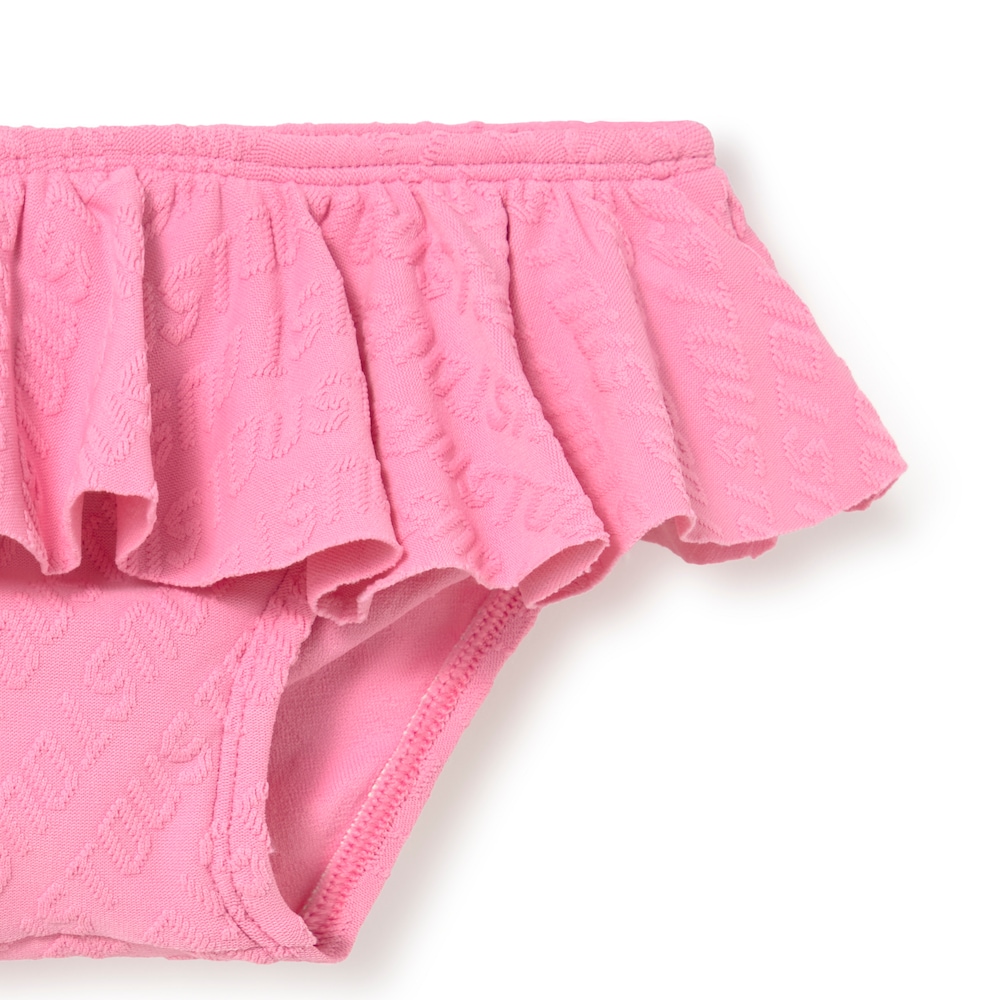 Cueca de menina Logo rosa