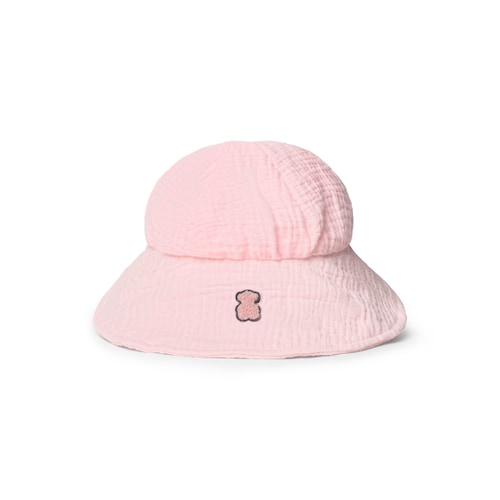 Pink Const baby hat