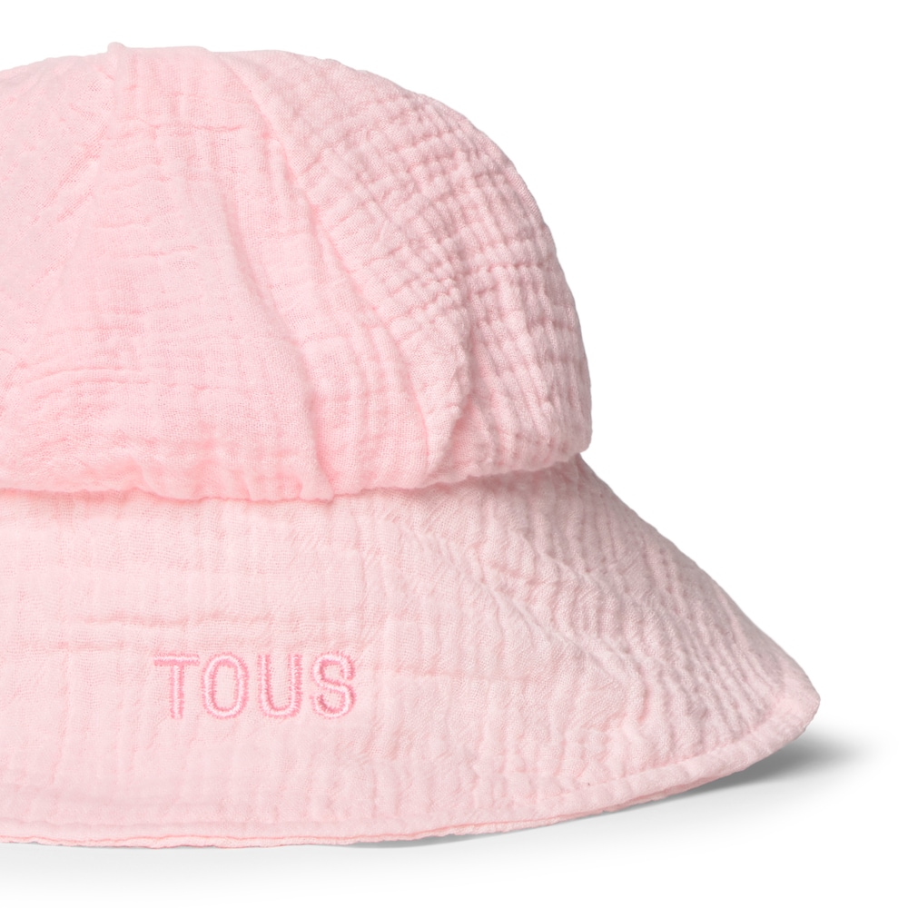Pink Const baby hat
