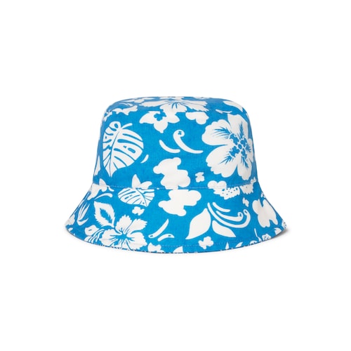 Blue Flower baby beach hat