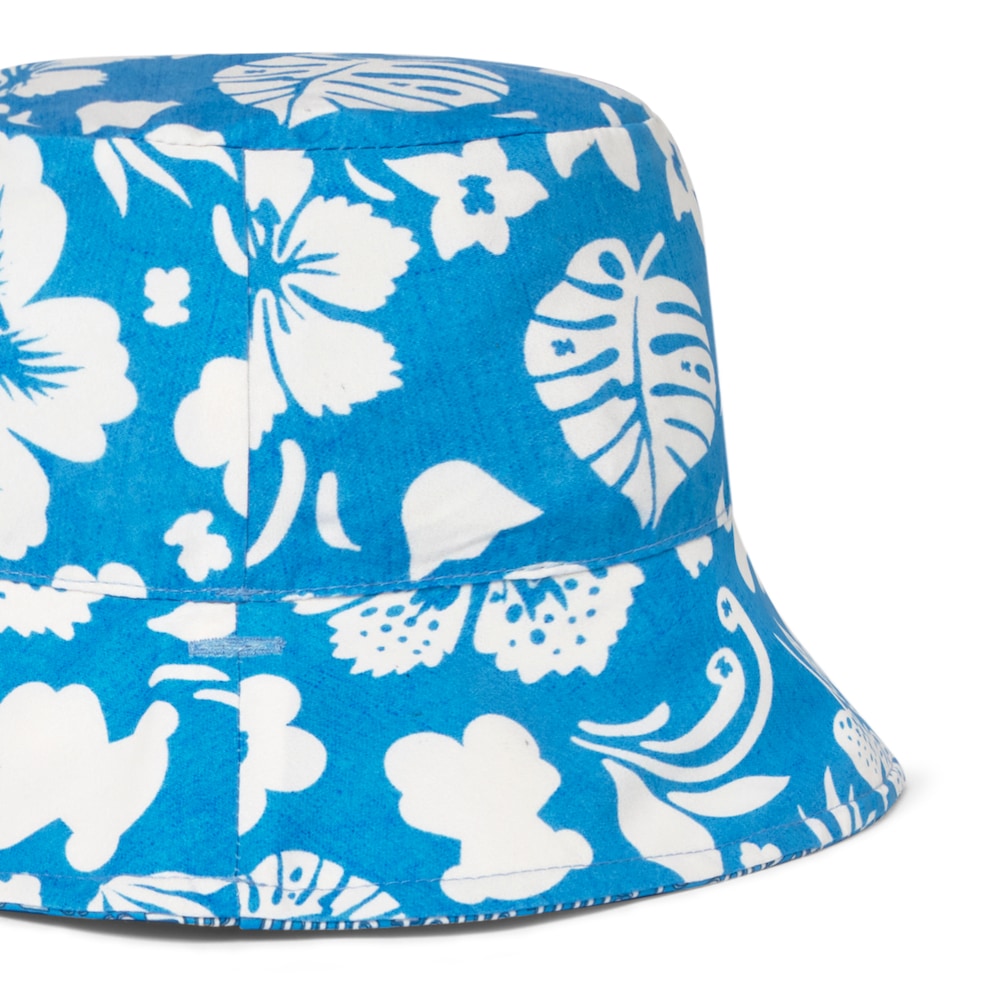 Blue Flower baby beach hat