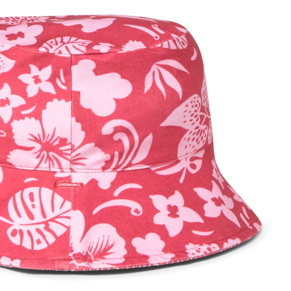 Burgundy Flower baby beach hat