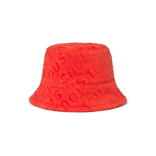 Red Logo baby beach hat