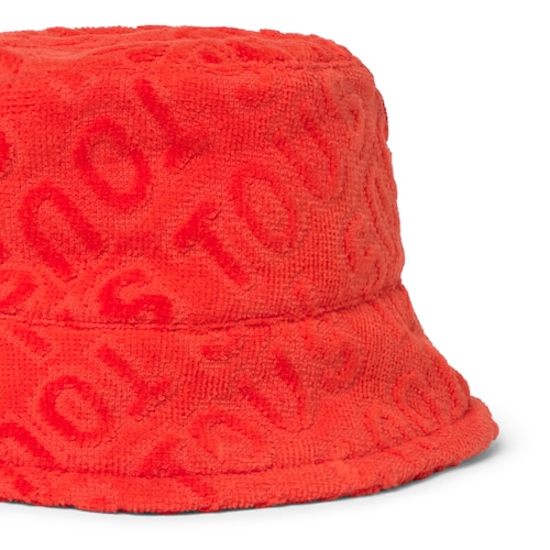Red Logo baby beach hat