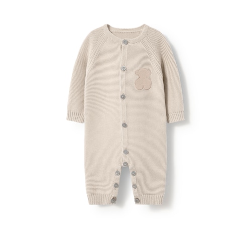 Ecru Tricot newborn baby romper