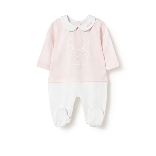 Pink Tender baby romper