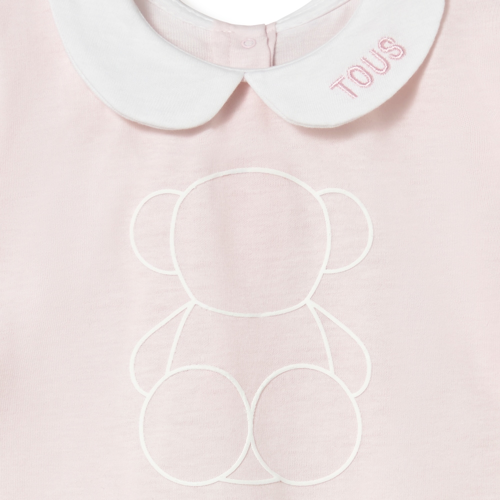 Pink Tender baby romper