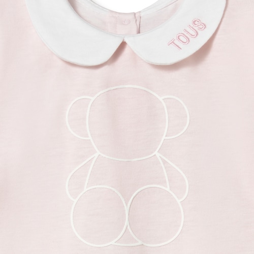 Pink Tender baby romper