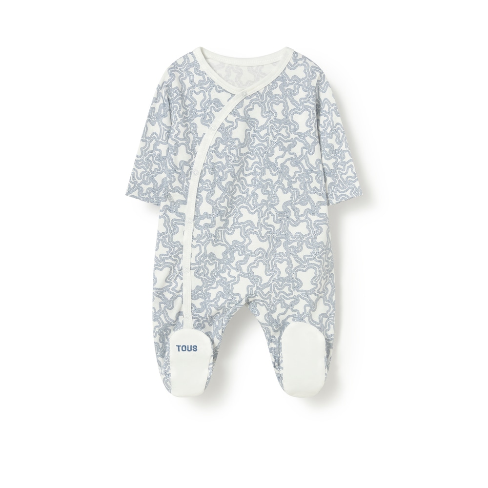 Blue Kaos wrapover baby romper