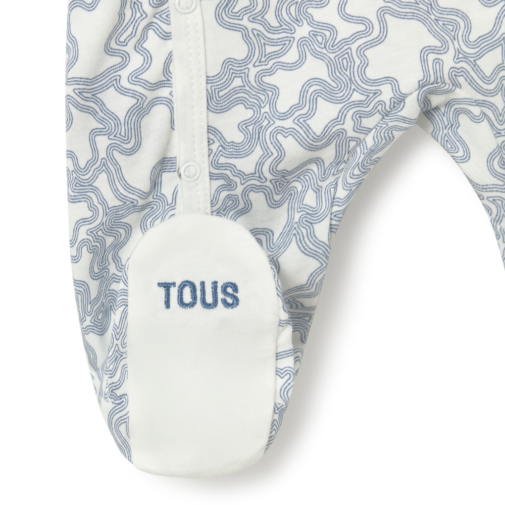 Blue Kaos wrapover baby romper