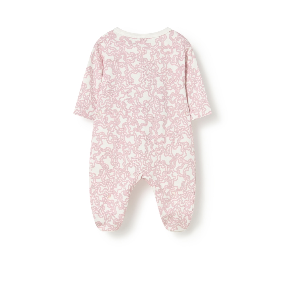 Pink Kaos wrapover baby romper