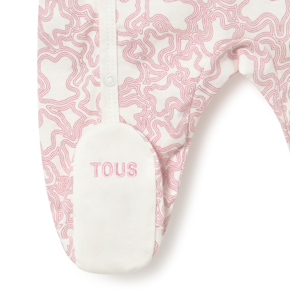 Pink Kaos wrapover baby romper