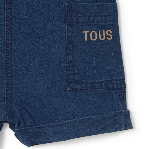 Peto de beb&eacute; Jeans azul