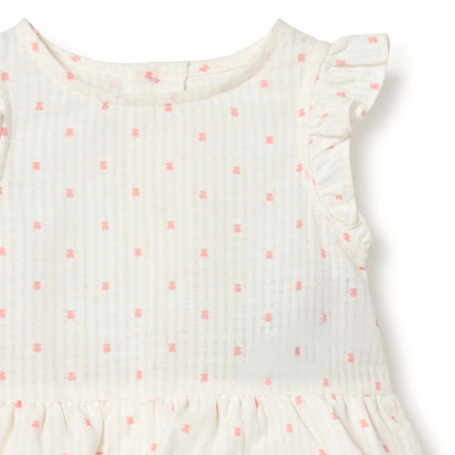 Baby Pink ruffled baby romper