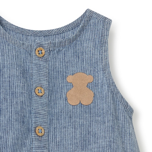 Baby Blue baby romper