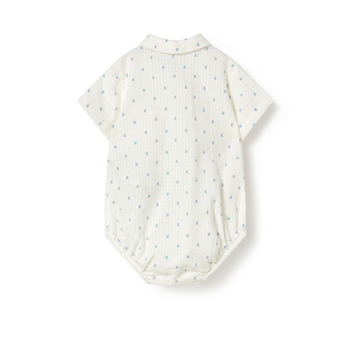 Baby Blue baby bloomer romper