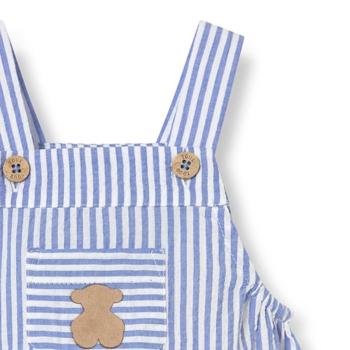 Blue Nautic baby romper