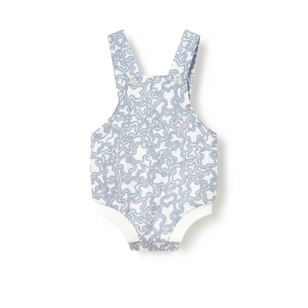 Blue Const baby dungarees