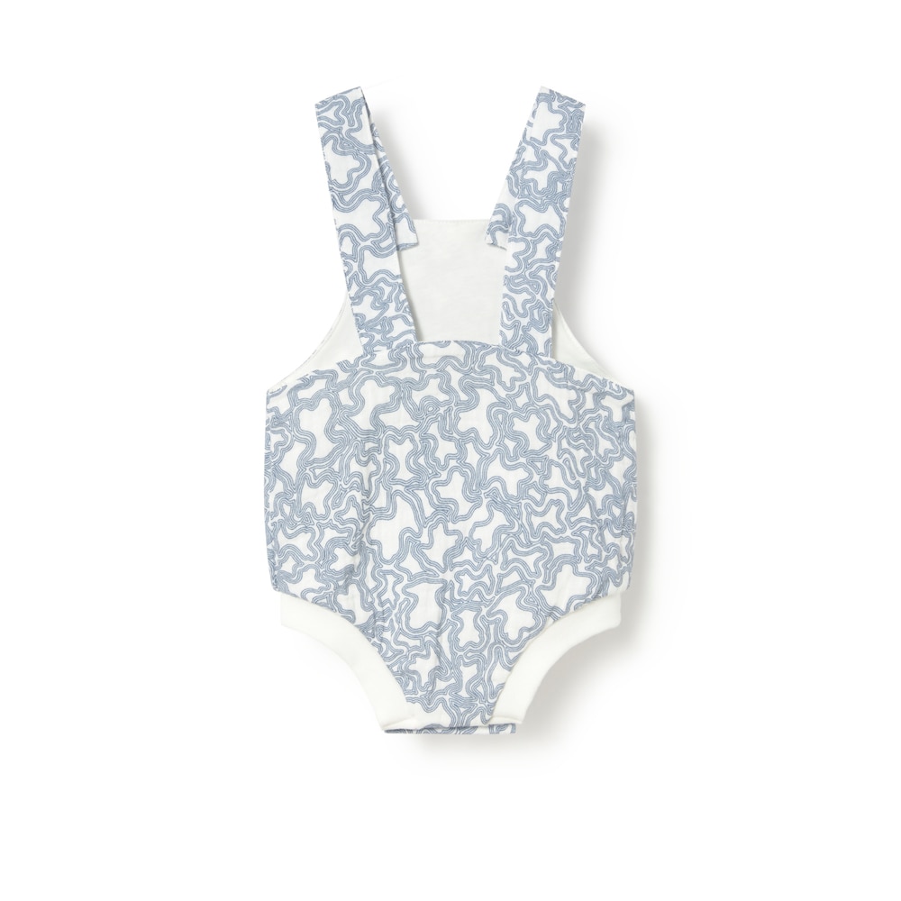 Blue Const baby dungarees