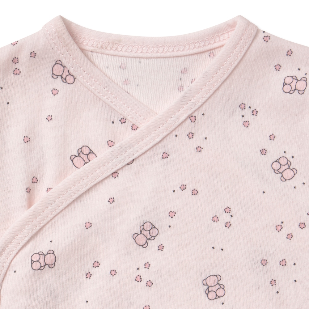 Pack de bodies de beb&eacute; cruzados Tender rosa