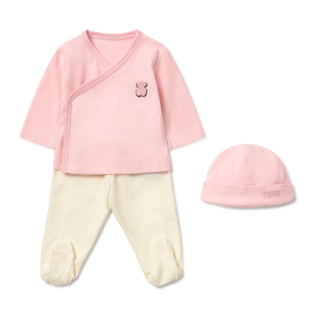 Set de beb&eacute; para primera puesta Const rosa