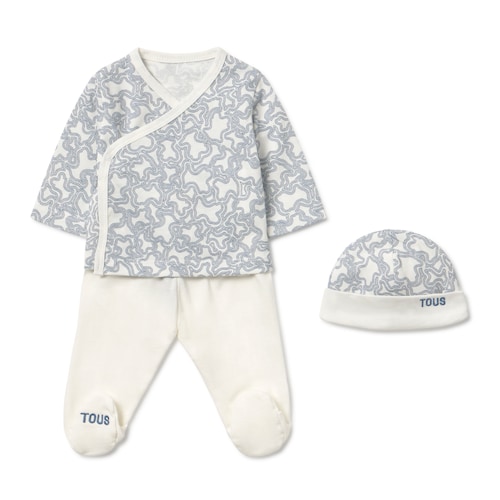 Set de beb&eacute; para primera puesta Kaos azul