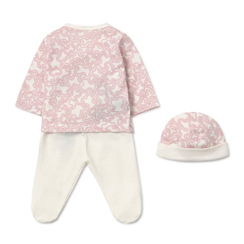 Pink Kaos newborn baby set