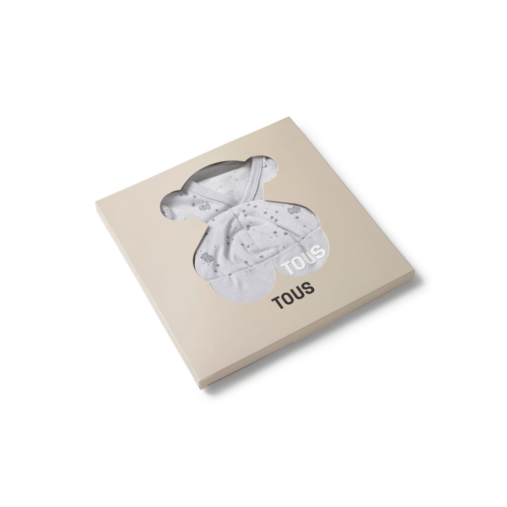 Conjunto de primeira roupa Tender cinzento