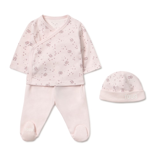 Set de beb&eacute; para primera puesta Tender rosa