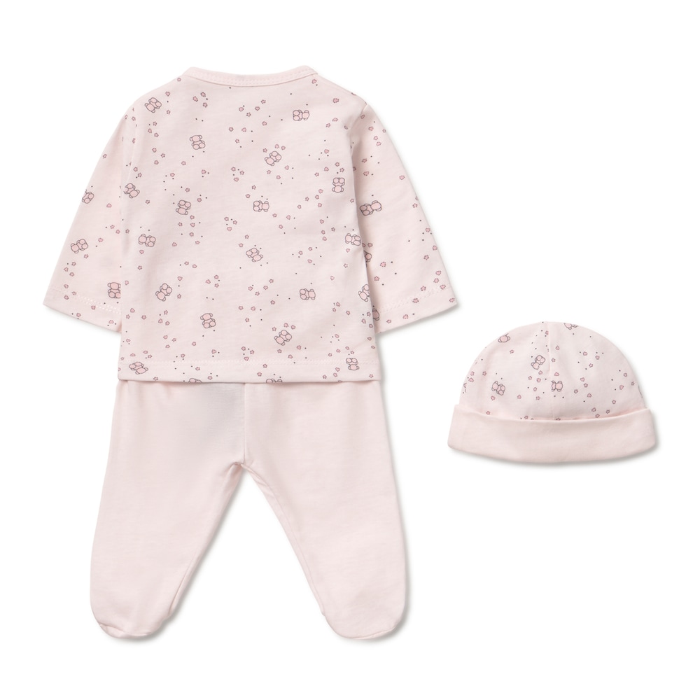Conjunto de primeira roupa Tender rosa
