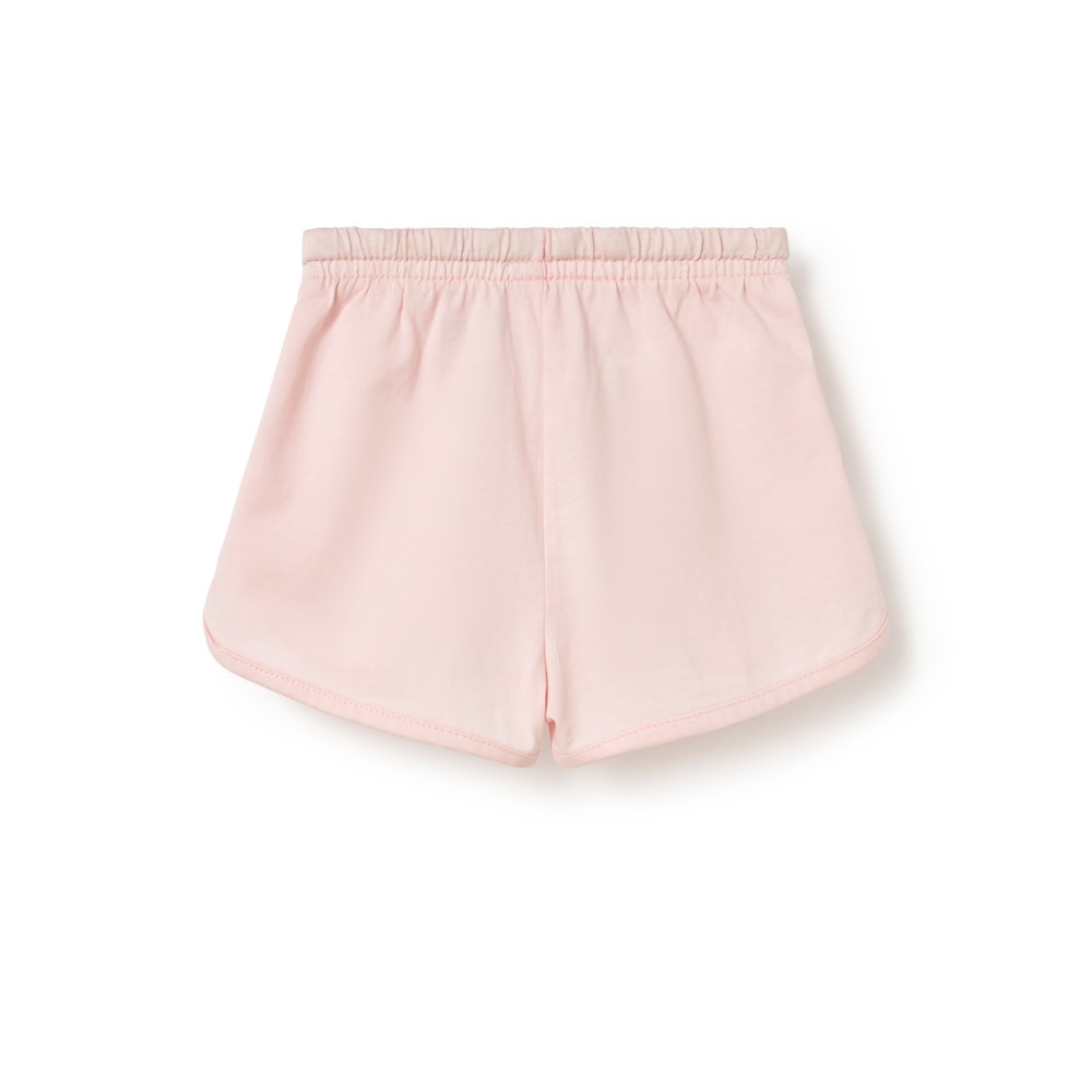 Pink casual baby shorts