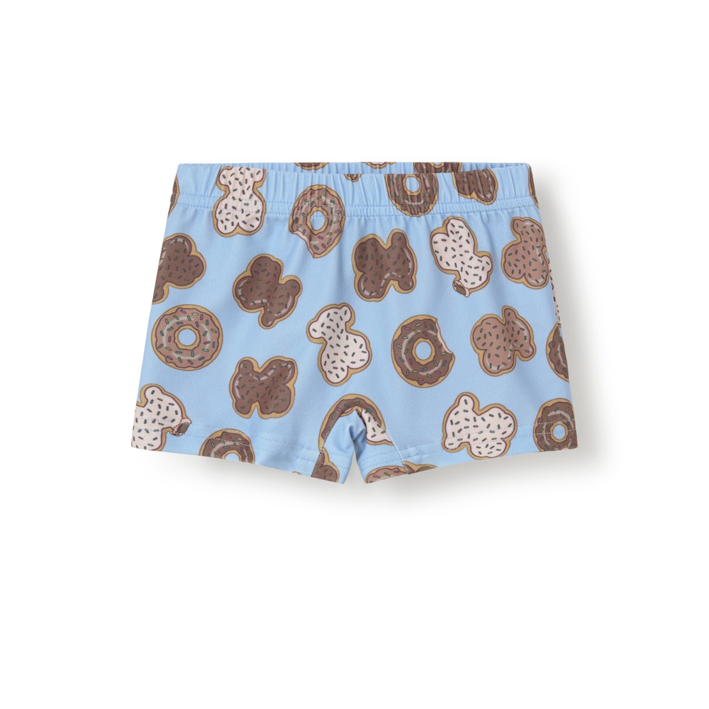 Light blue Donut baby boy boxer swim shorts