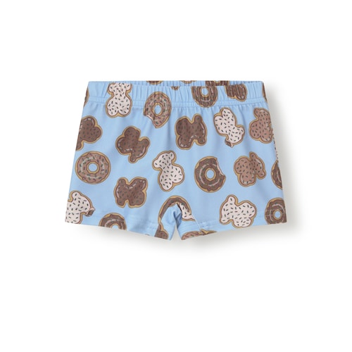 Light blue Donut baby boy boxer swim shorts