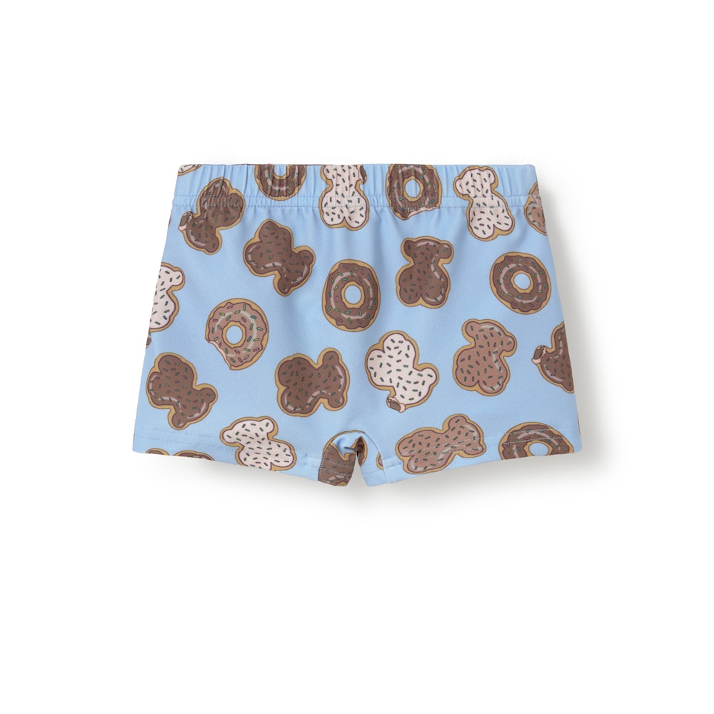 Light blue Donut baby boy boxer swim shorts