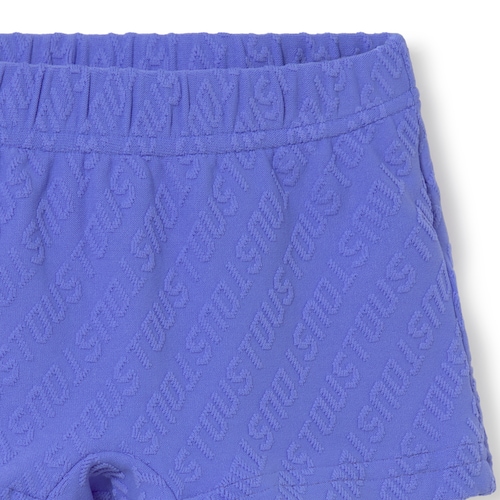 Blue Logo baby boy boxer swim shorts