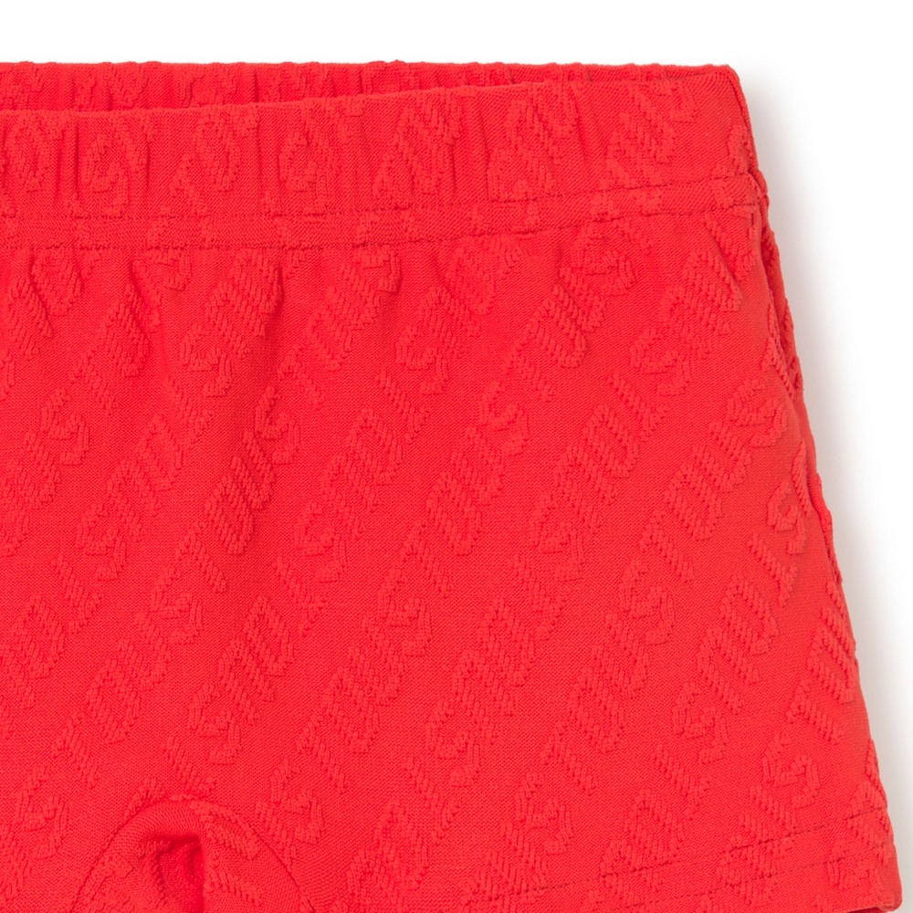 Red Logo baby boy boxer swim shorts