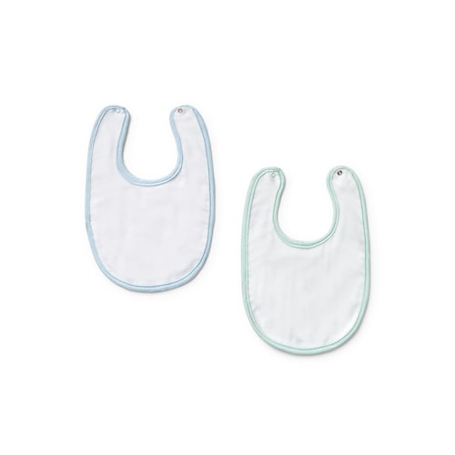 Light blue HFluffy baby bib set