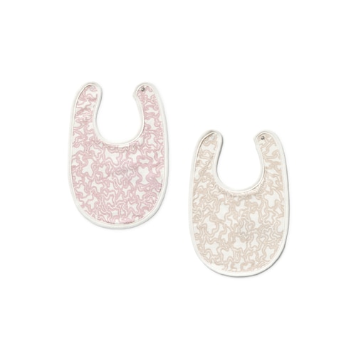 Set de baberos de beb&eacute; Kaos rosa