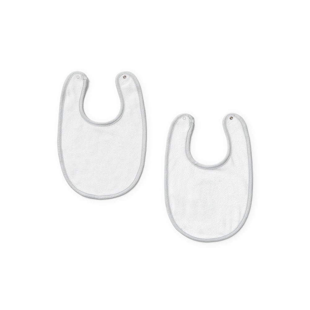 Conjunto de babetes para beb&eacute; Tender cinzento