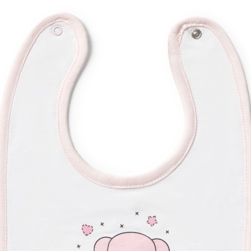 Pink Tender baby bib set