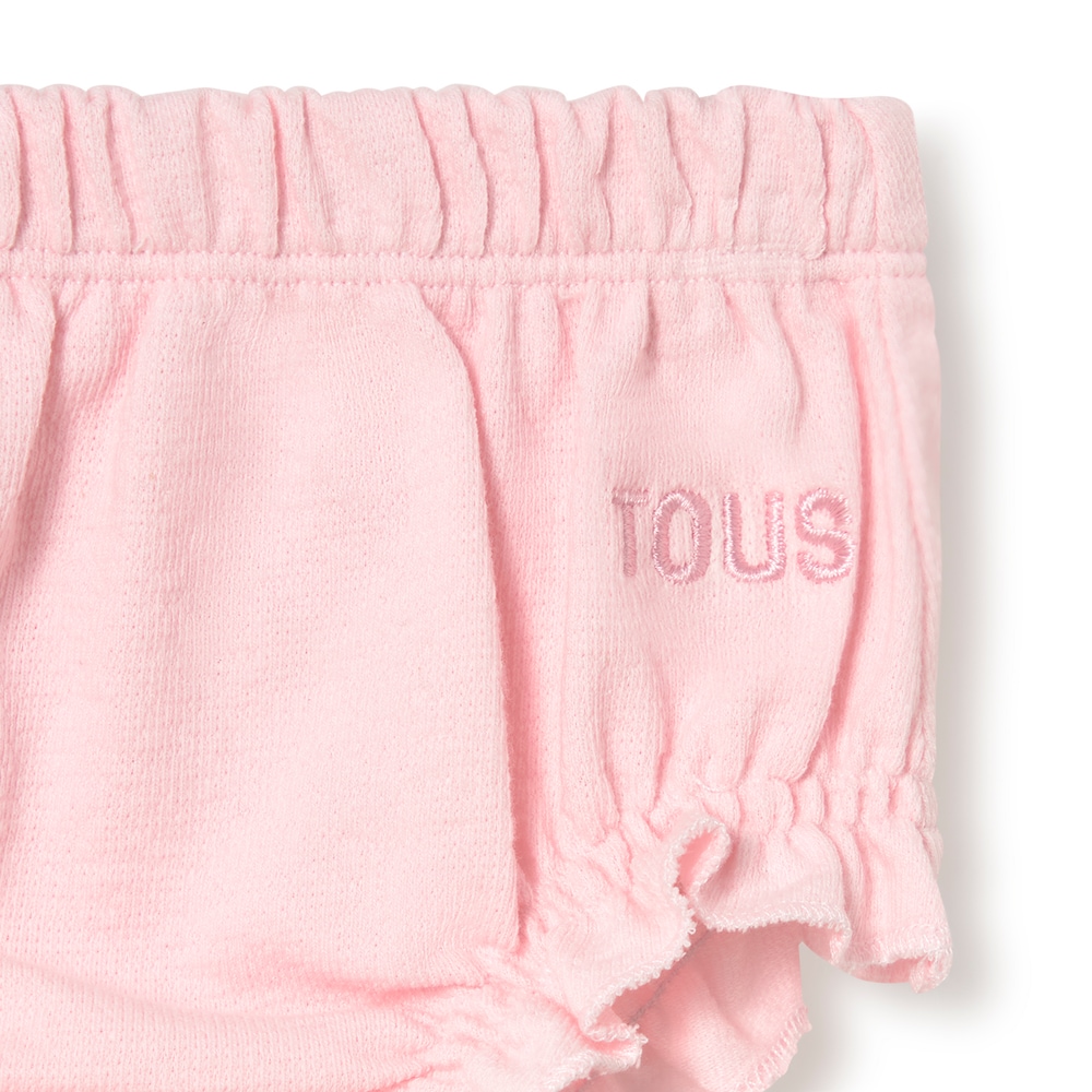 Vestido de beb&eacute; Const rosa