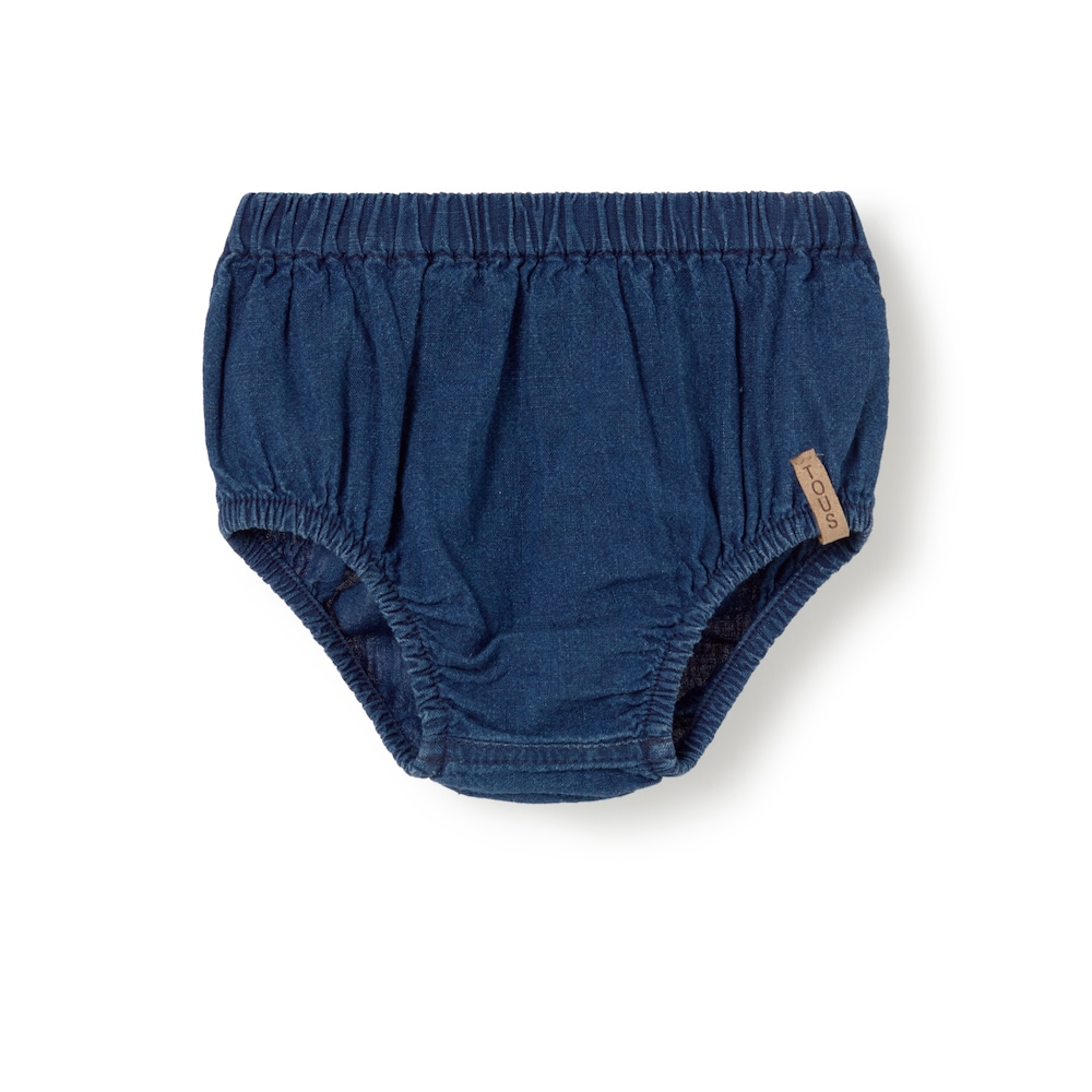 Blue Jeans baby girl dress with ruffles