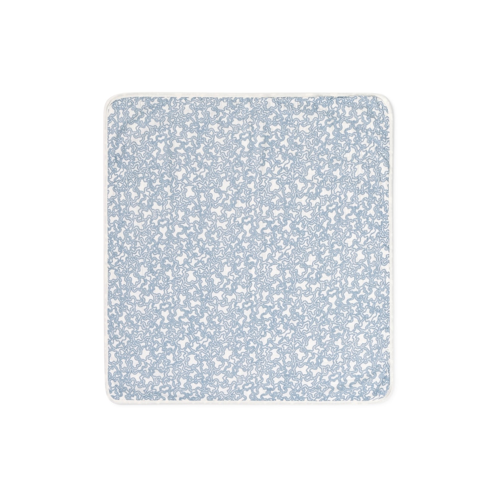 Manta de aconchego para beb&eacute; Kaos azul