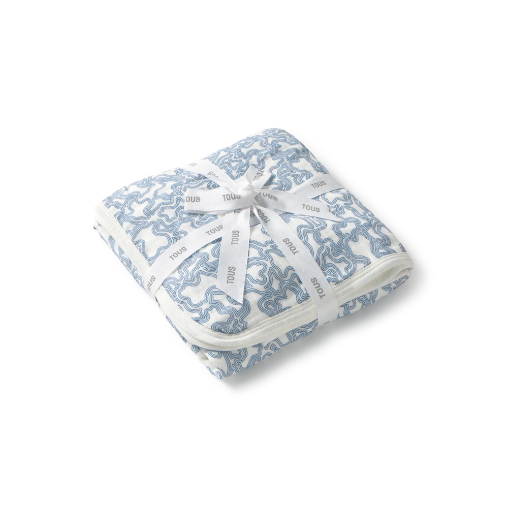 Manta de aconchego para beb&eacute; Kaos azul